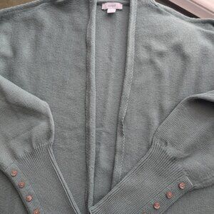 J.Jill Pure Jill  Cardigan Sweater, size Large